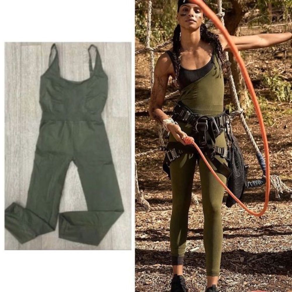 ⚠️SOLD-OUT✅9/4/23⚠️Free People Movement Good Karma Onesie - Picture 4 of 12